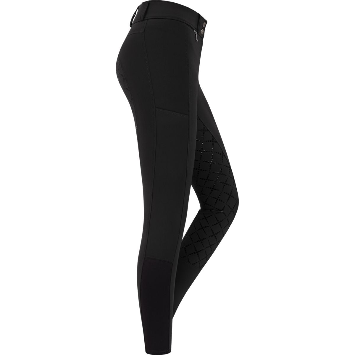 ELT Pantaloni da Equitazione Micro Sport High Waist Nero