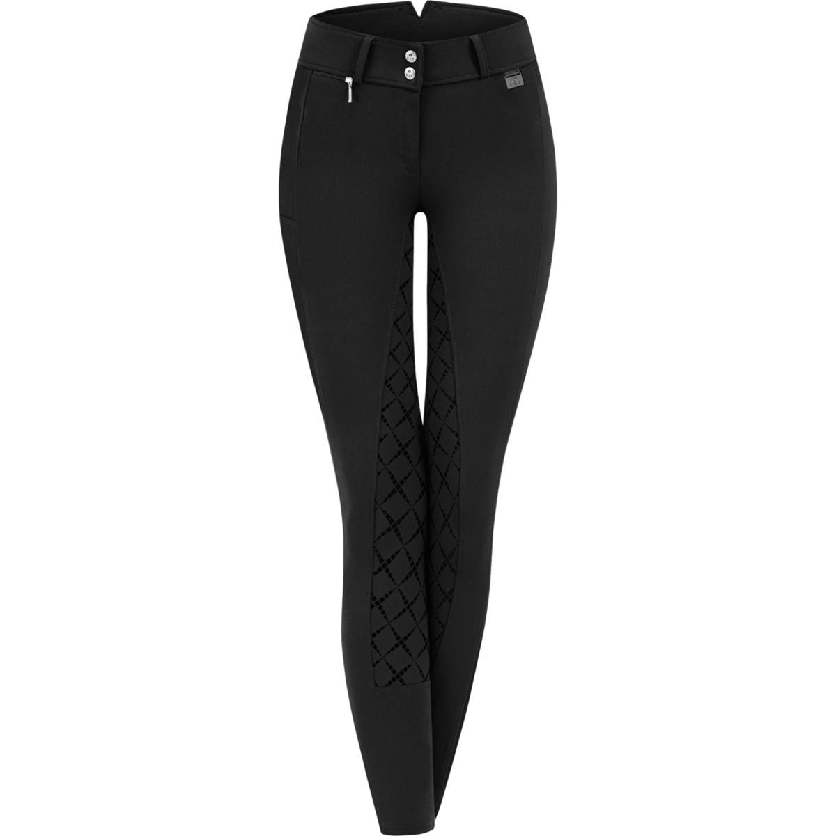 ELT Pantaloni da Equitazione Micro Sport High Waist Nero