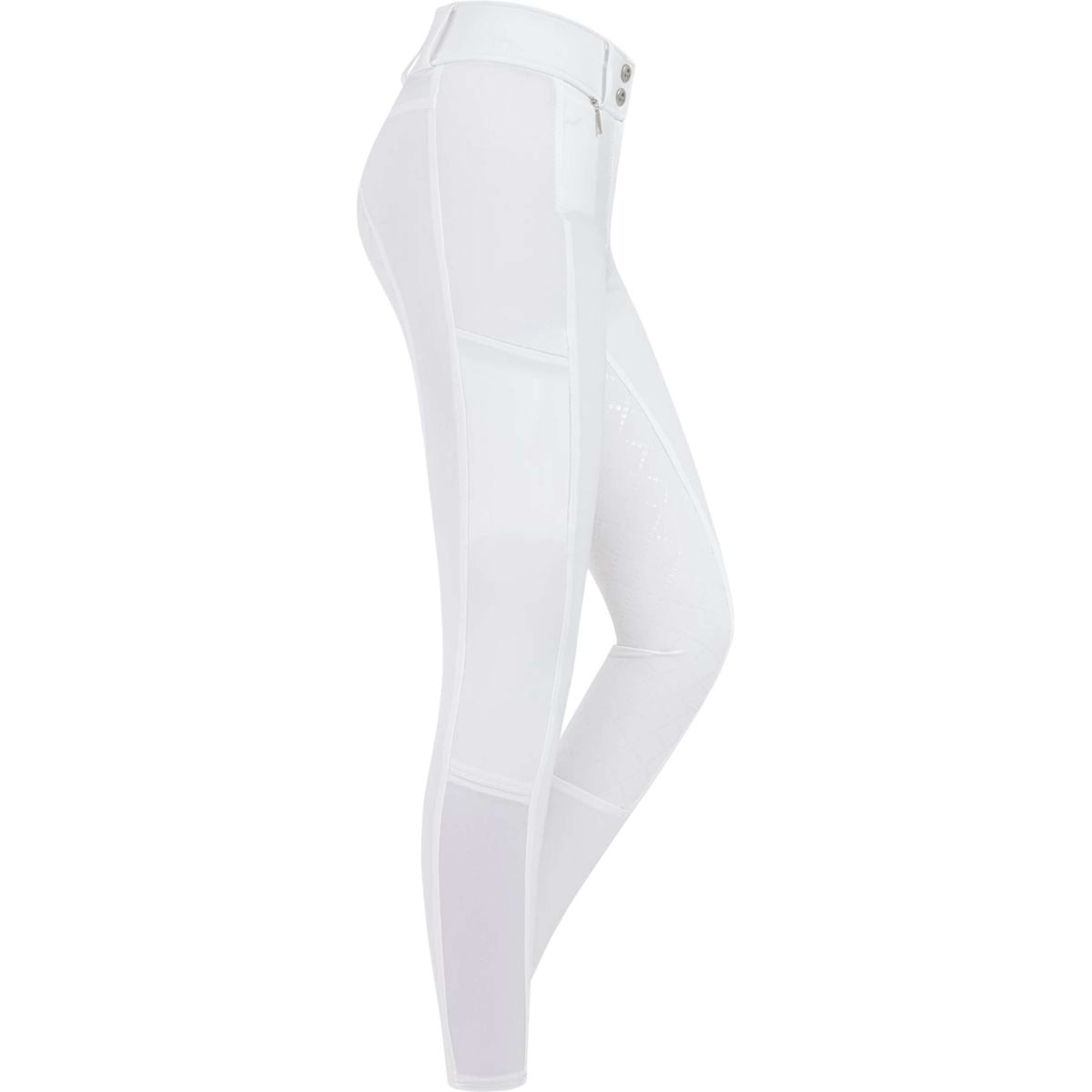 ELT Pantaloni da Equitazione Micro Sport High Waist Bianco