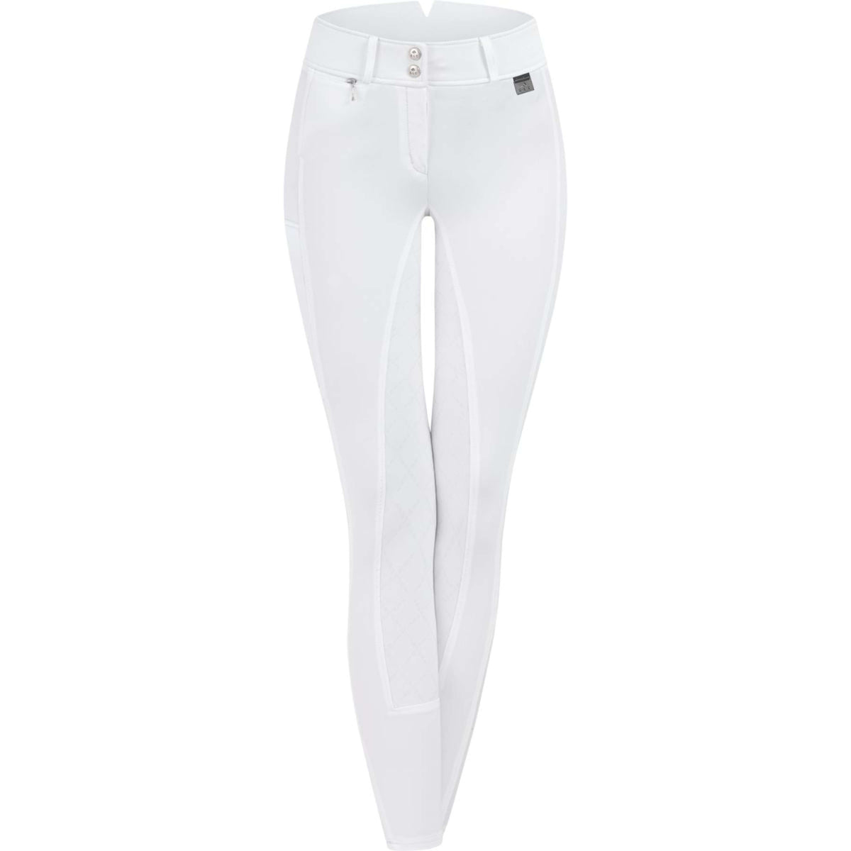 ELT Pantaloni da Equitazione Micro Sport High Waist Bianco