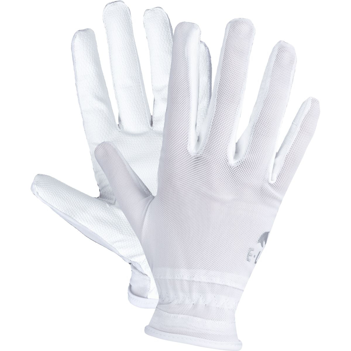 ELT Guanti da Equitazione Sunny Bianco