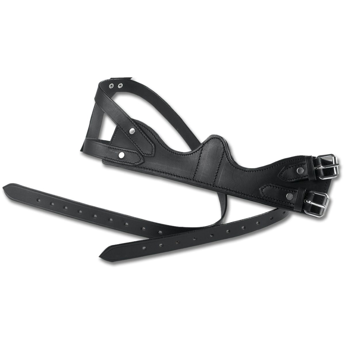 Waldhausen Collare Anti-Vizio Leder Nero