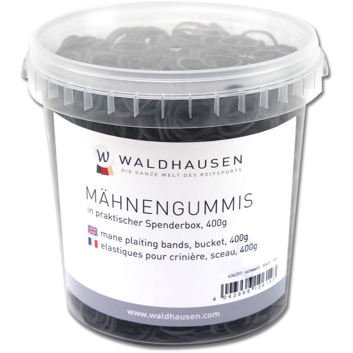 Waldhausen Elastici per Criniere Nero