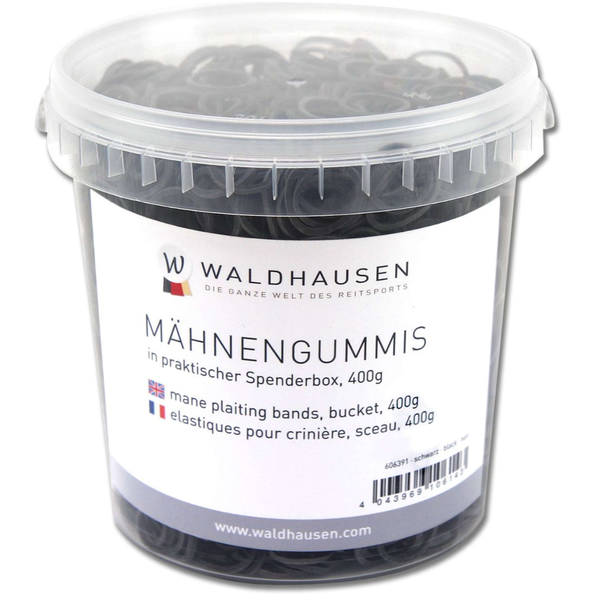 Waldhausen Elastici per Criniere Nero