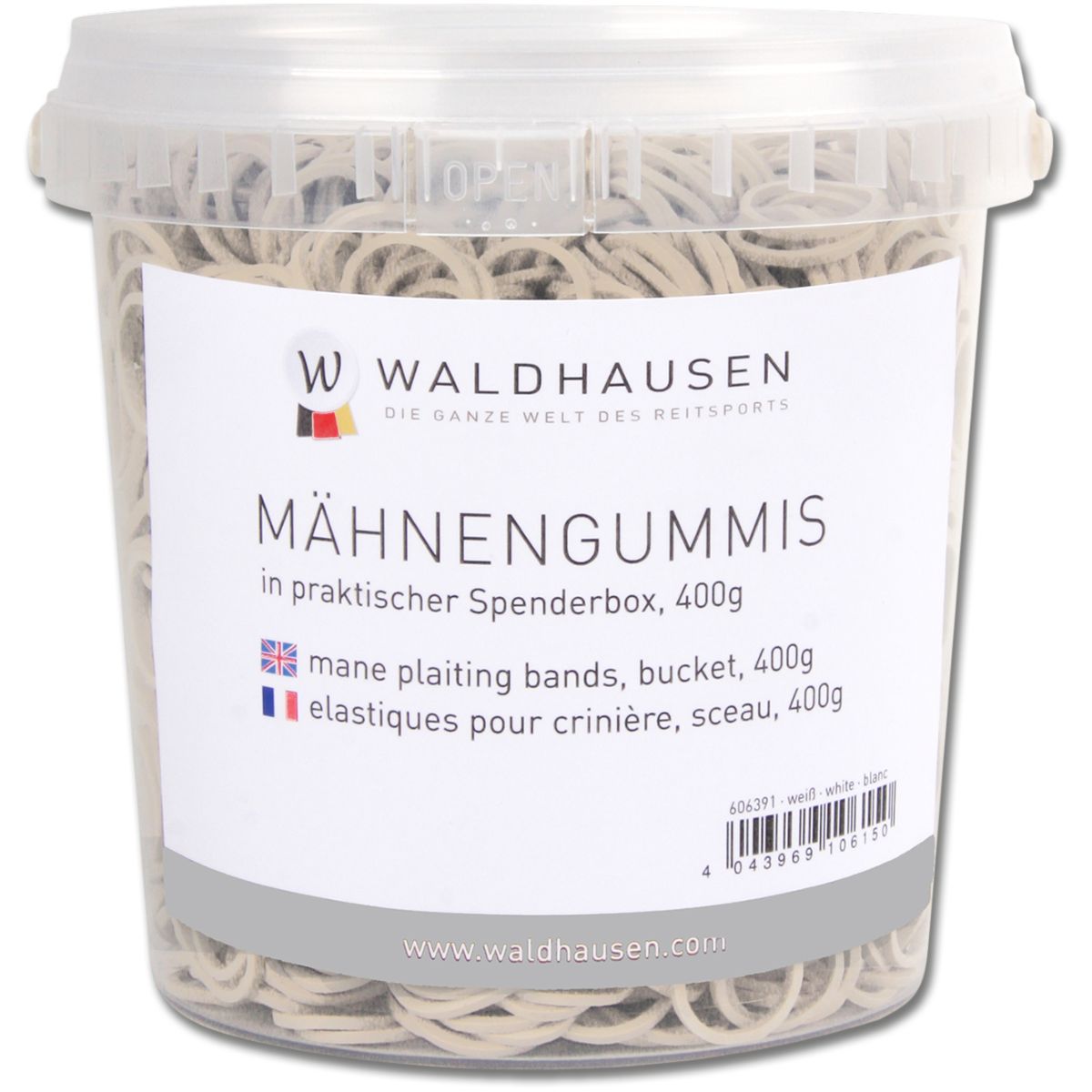 Waldhausen Elastici per Criniere Bianco