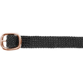Waldhausen Sporenriemen Premium Nylon Nero/Oro rosa
