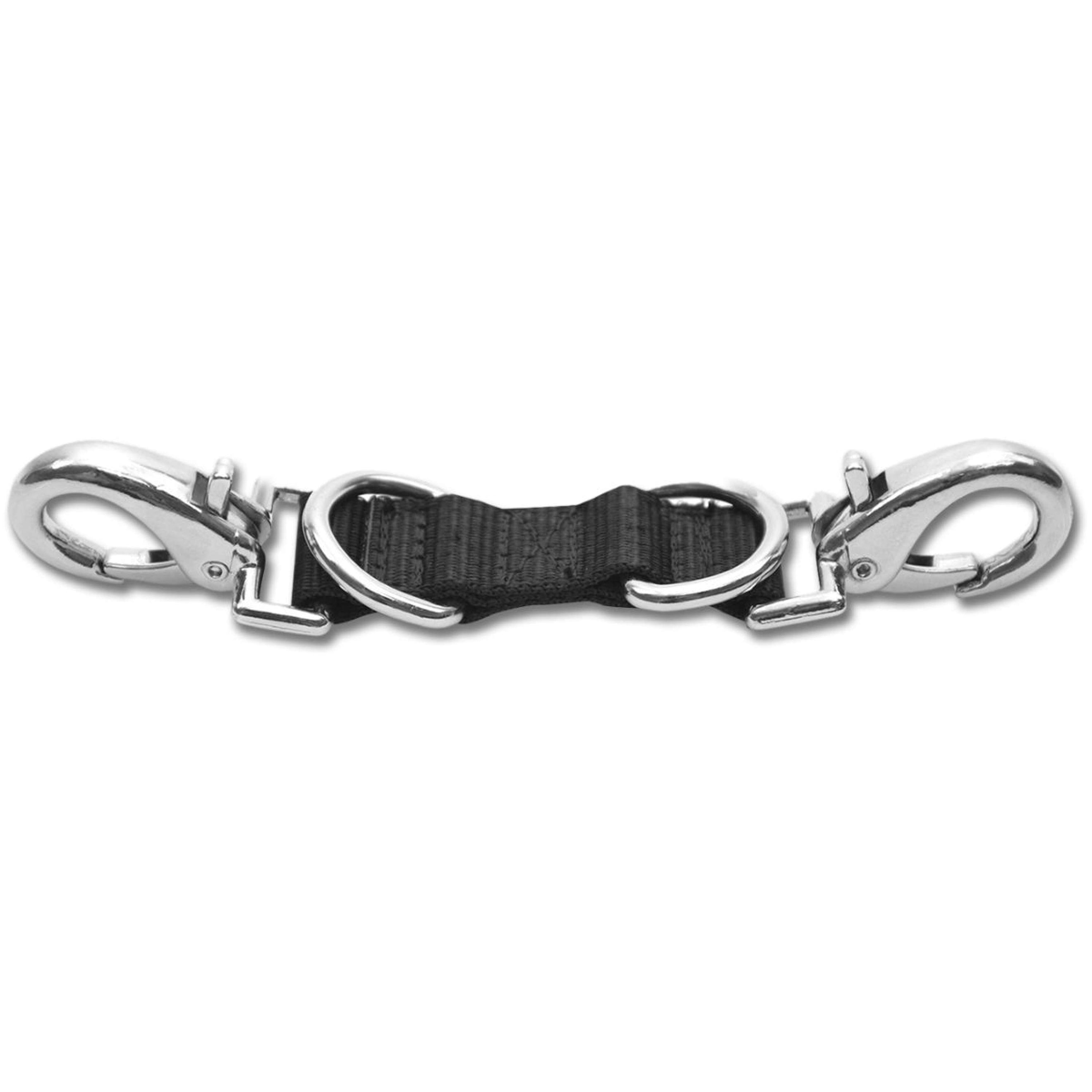 Waldhausen Pezzo di briglie per longe Double Nero Waldhausen Pezzo di briglie per longe Double Nero