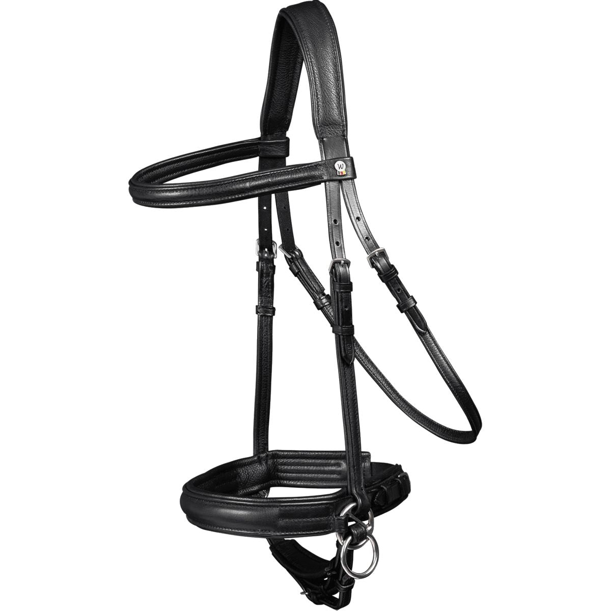 Waldhausen Briglia senza Morso X-Line Supersoft Nero
