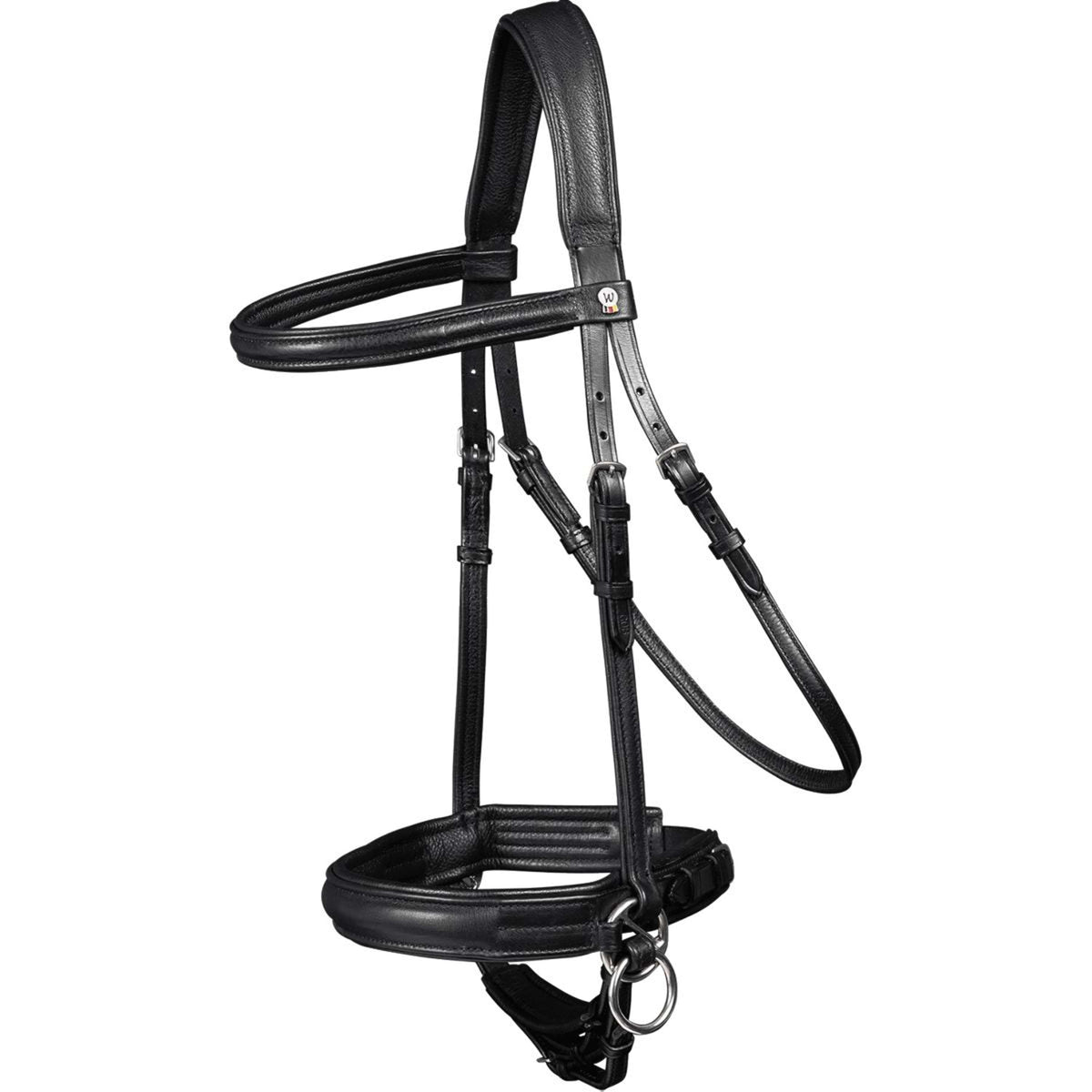 Waldhausen Briglia senza Morso X-Line Supersoft Nero