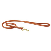 WeatherBeeta Dog Lead Pelle arrotolata Tan