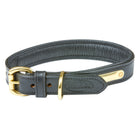 WeatherBeeta Dog Collar Pelle imbottita Nero