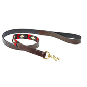 WeatherBeeta Guinzaglio per Cane Polo Pelle Cowdray/Brown/Black/Red/White