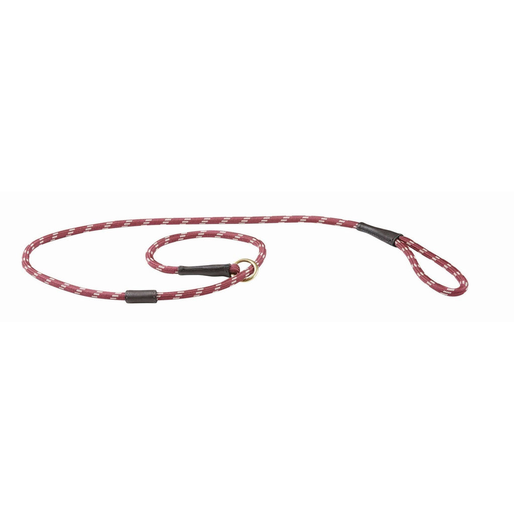 WeatherBeeta Guinzaglio per cani antiscivolo Pelle di corda Burgundy/Brown