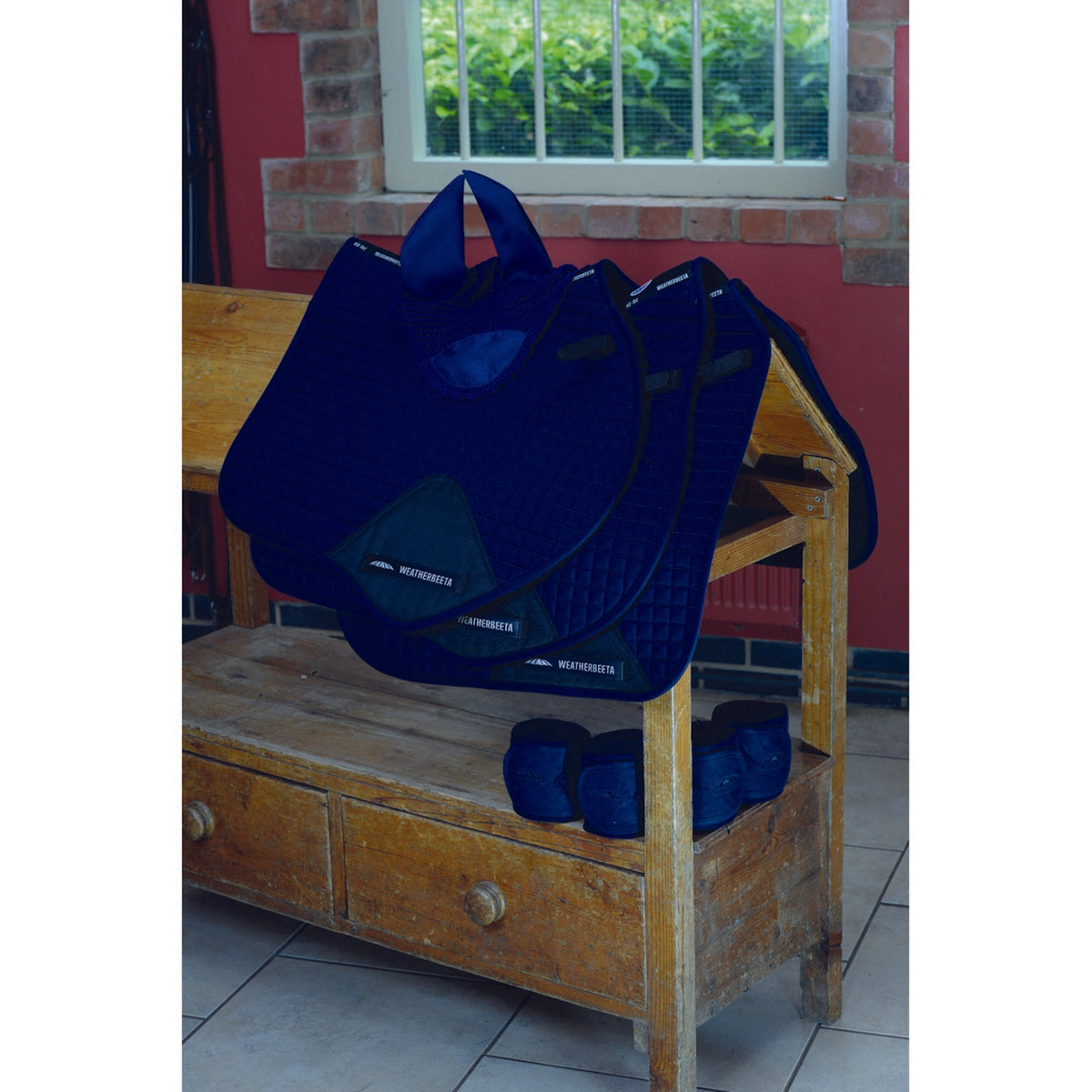 Weatherbeeta Bende in Pile Prime 4 Pezzi Navy