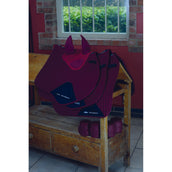 Weatherbeeta Bende in Pile Prime 4 Pezzi Maroon