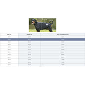 Weatherbeeta Cappotto per cani Nero/Argento/Rosso