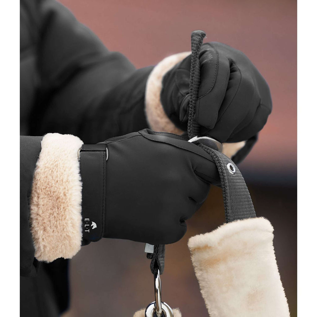 ELT Guanti da Equitazione St. Moritz Nero
