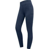 ELT Leggings da Equitazione Ella Glam Blu denim