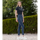 ELT Leggings da Equitazione Ella Glam Blu denim