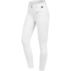 ELT Pantaloni da Equitazione Maja Glam Curved High Waist Bianco