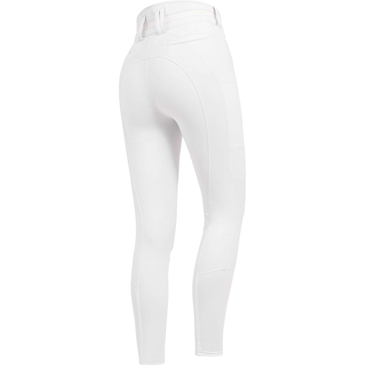 ELT Pantaloni da Equitazione Maja Glam Curved High Waist Bianco