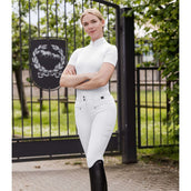 ELT Pantaloni da Equitazione Maja Glam Curved High Waist Bianco