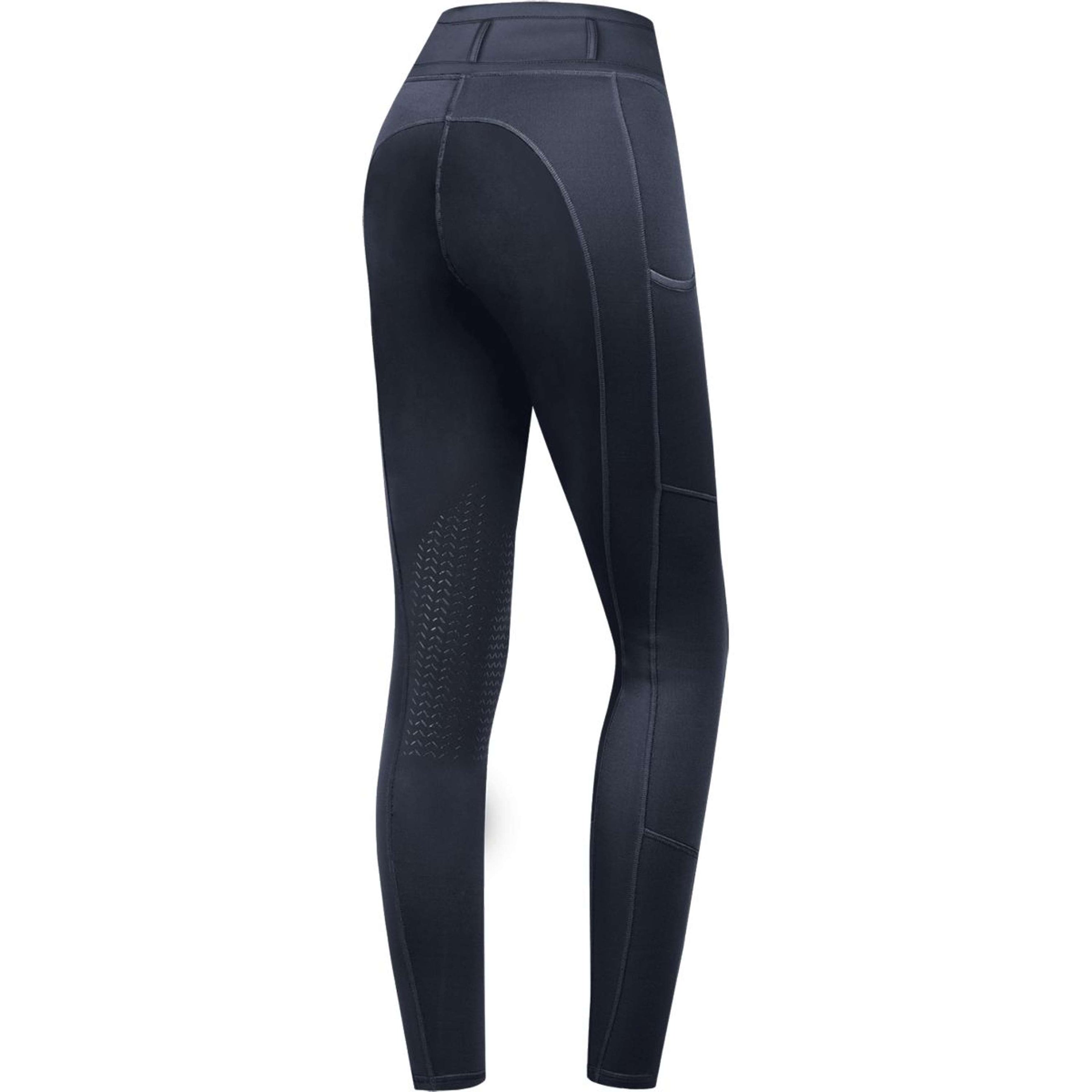ELT Leggings da Equitazione Ella Knie Grip Blu notte