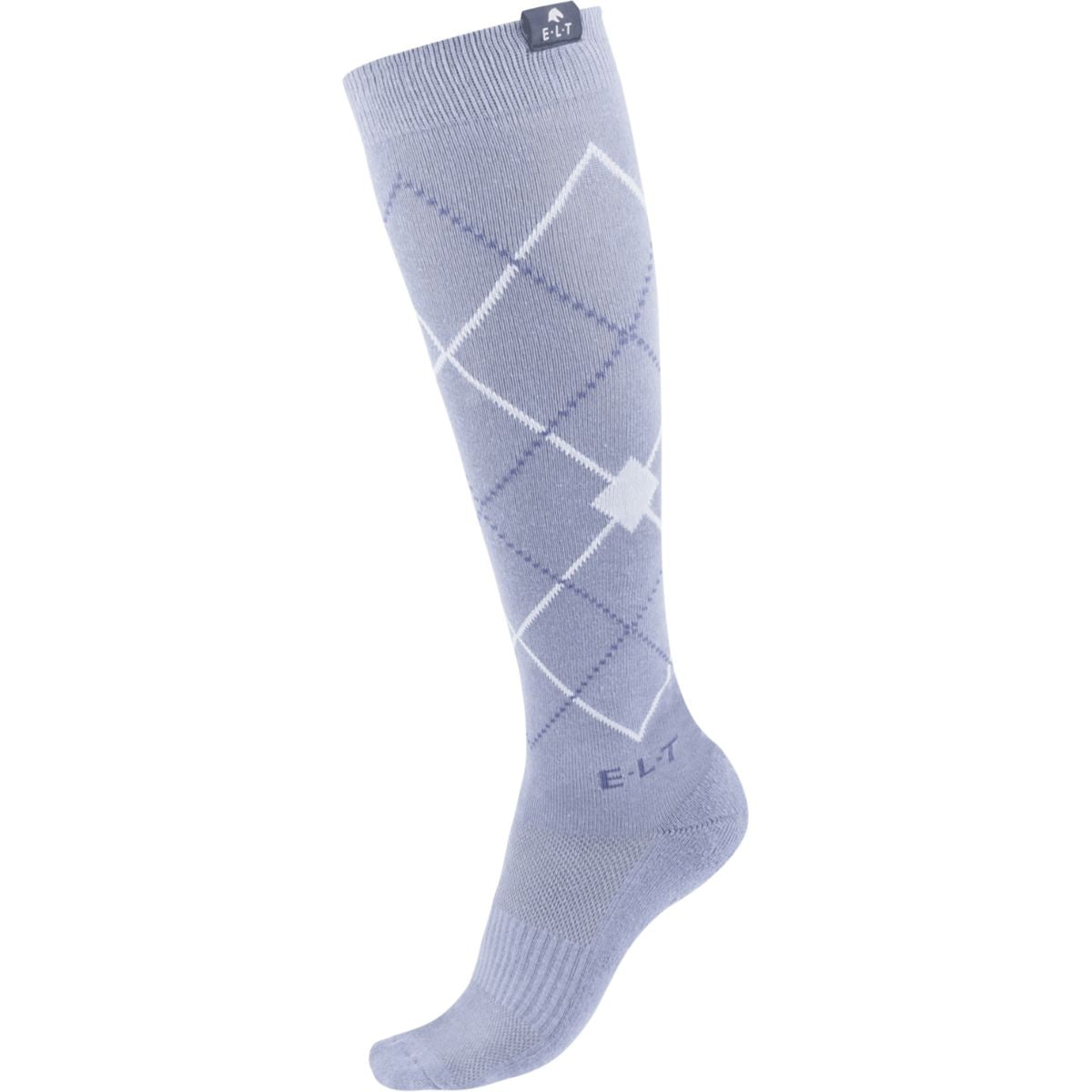ELT Calze da Equitazione Argyle Blue Grey