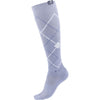 ELT Calze da Equitazione Argyle Blue Grey