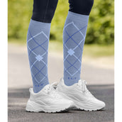 ELT Calze da Equitazione Argyle Blue Grey