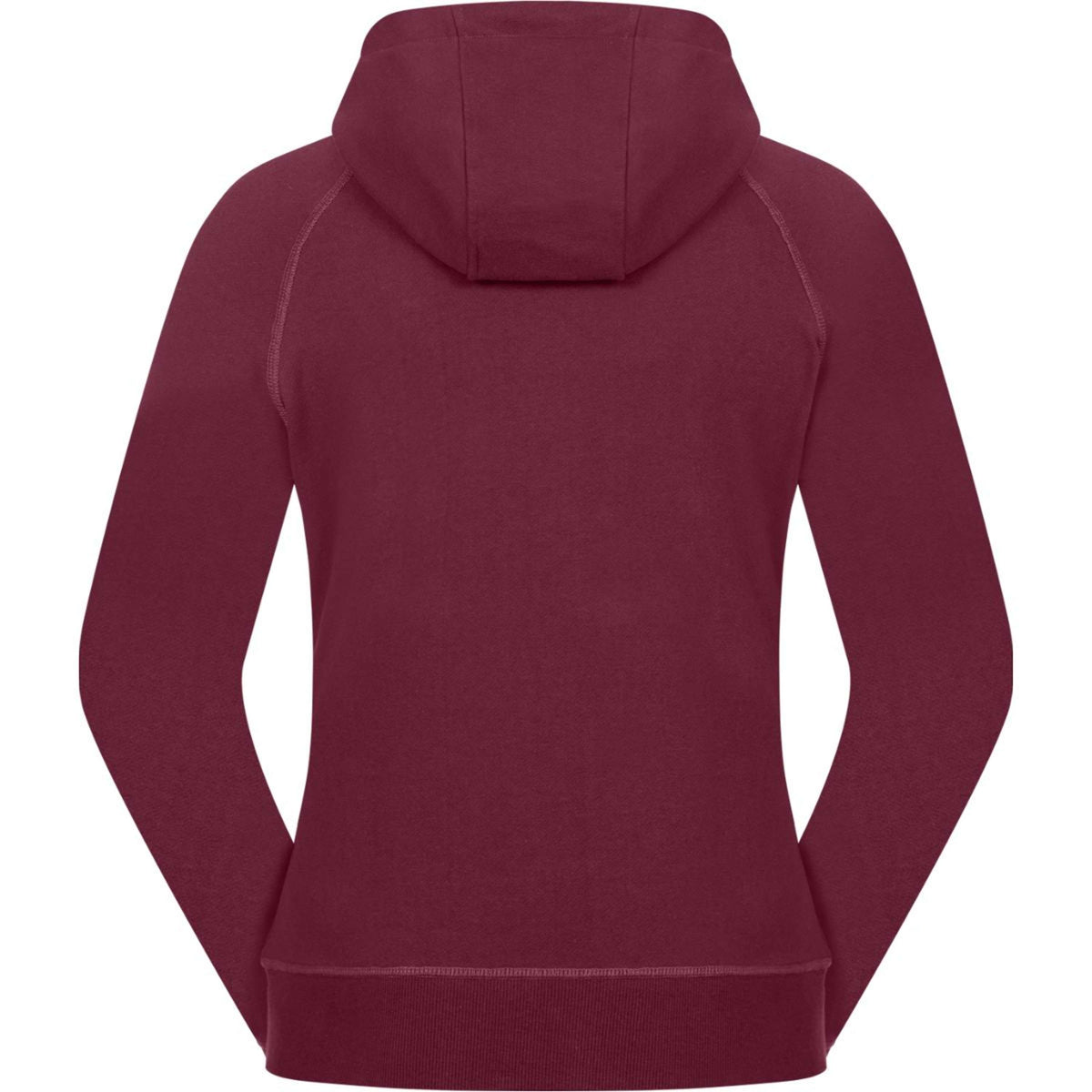 ELT Felpa con cappuccio e zip Pamplona Rosso velluto