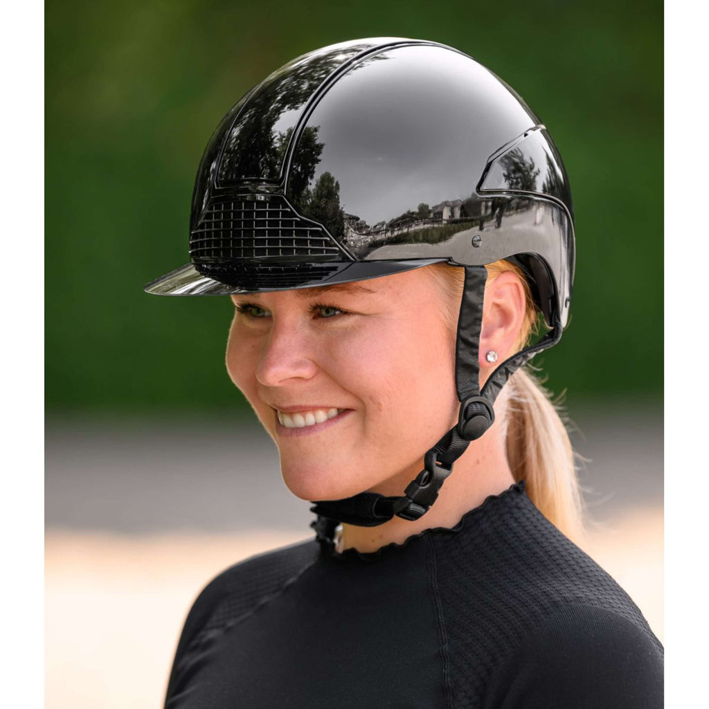 Swing Casco da equitazione H24 Glossy Nero