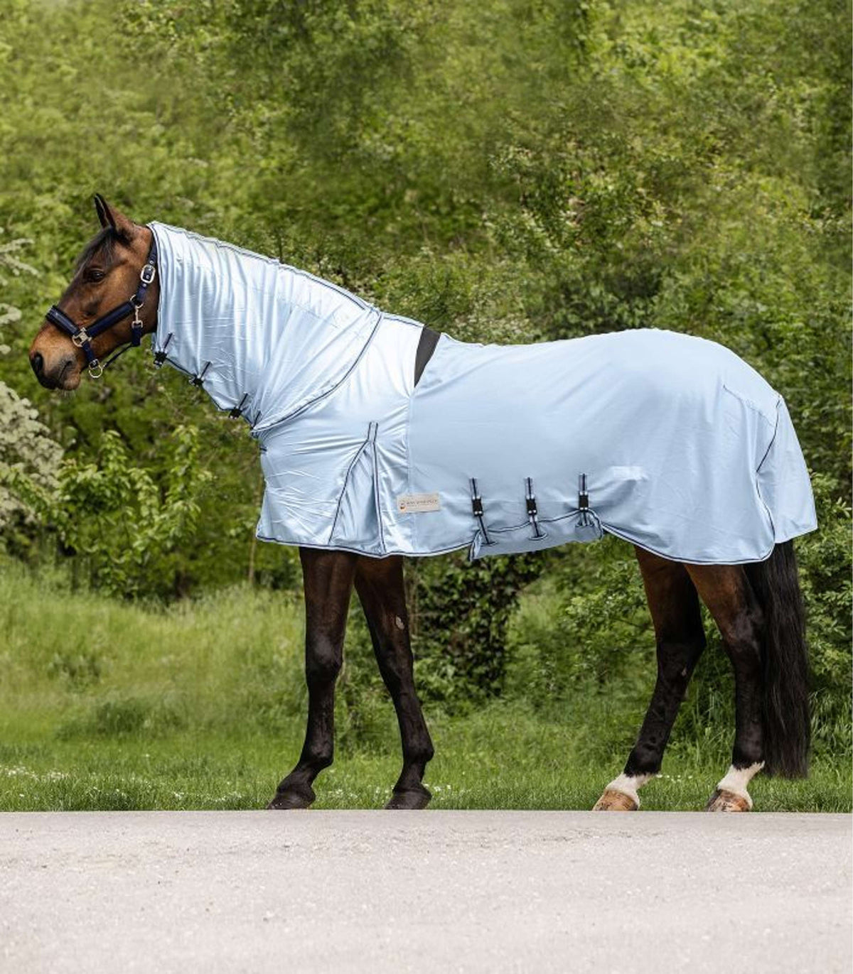Waldhausen Ekzema/Fliegendecke Protect Azzurro/Blu scuro