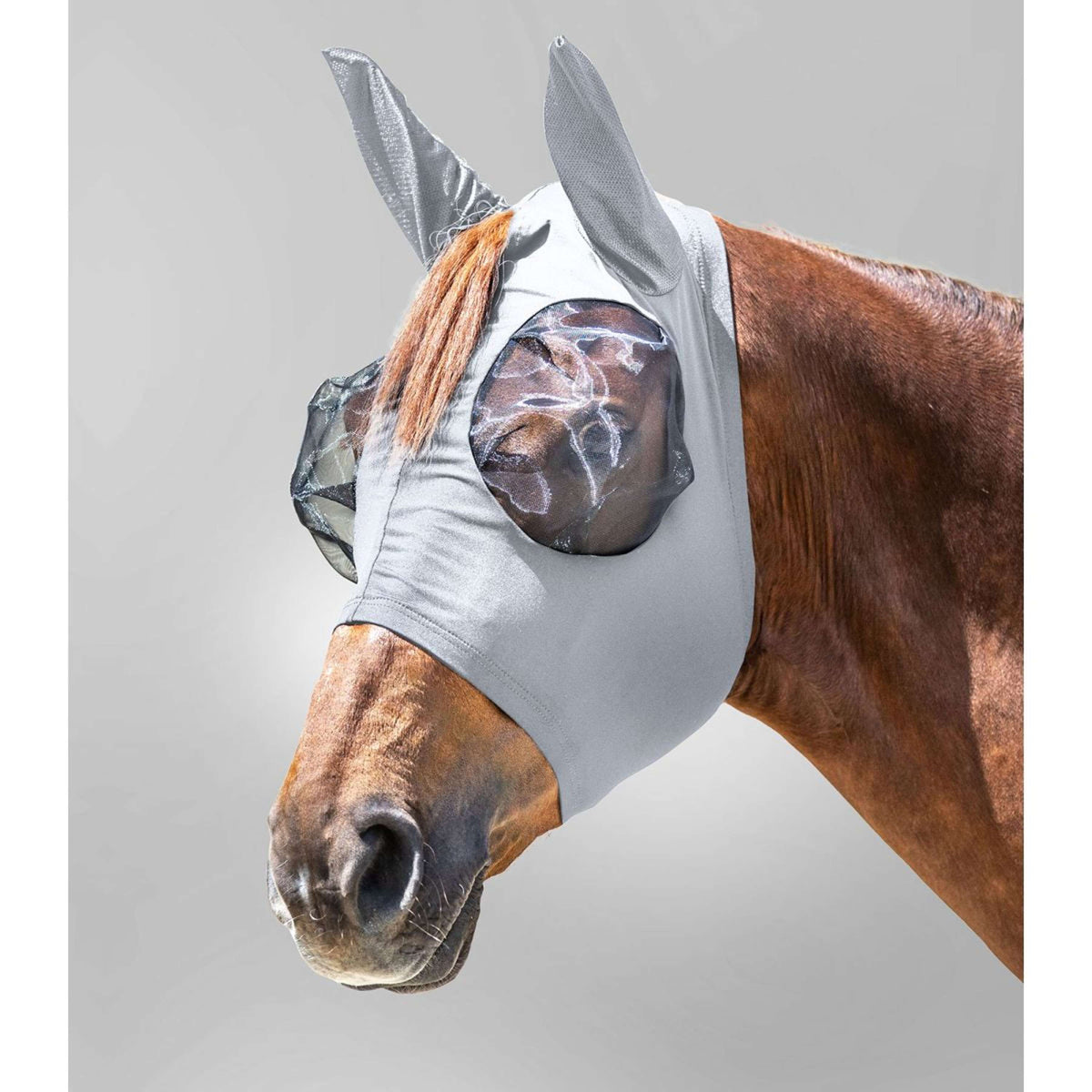Waldhausen Maschera per Mosche Puck Grigio argento