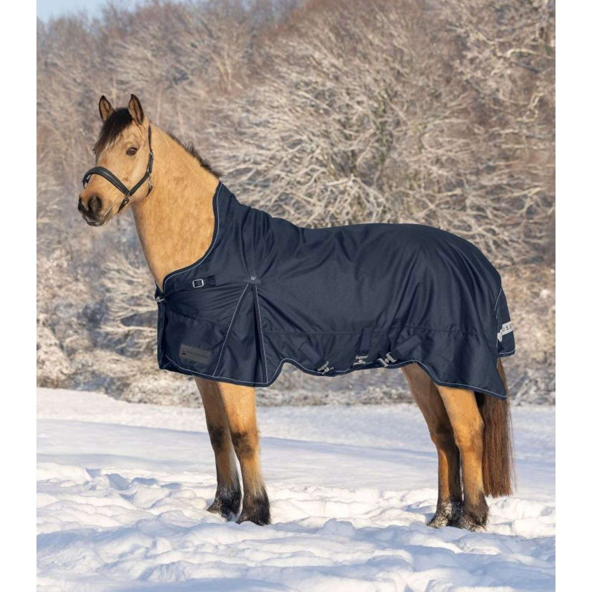 Waldhausen Tappeto da Esterno Scandic High Neck Blu notte