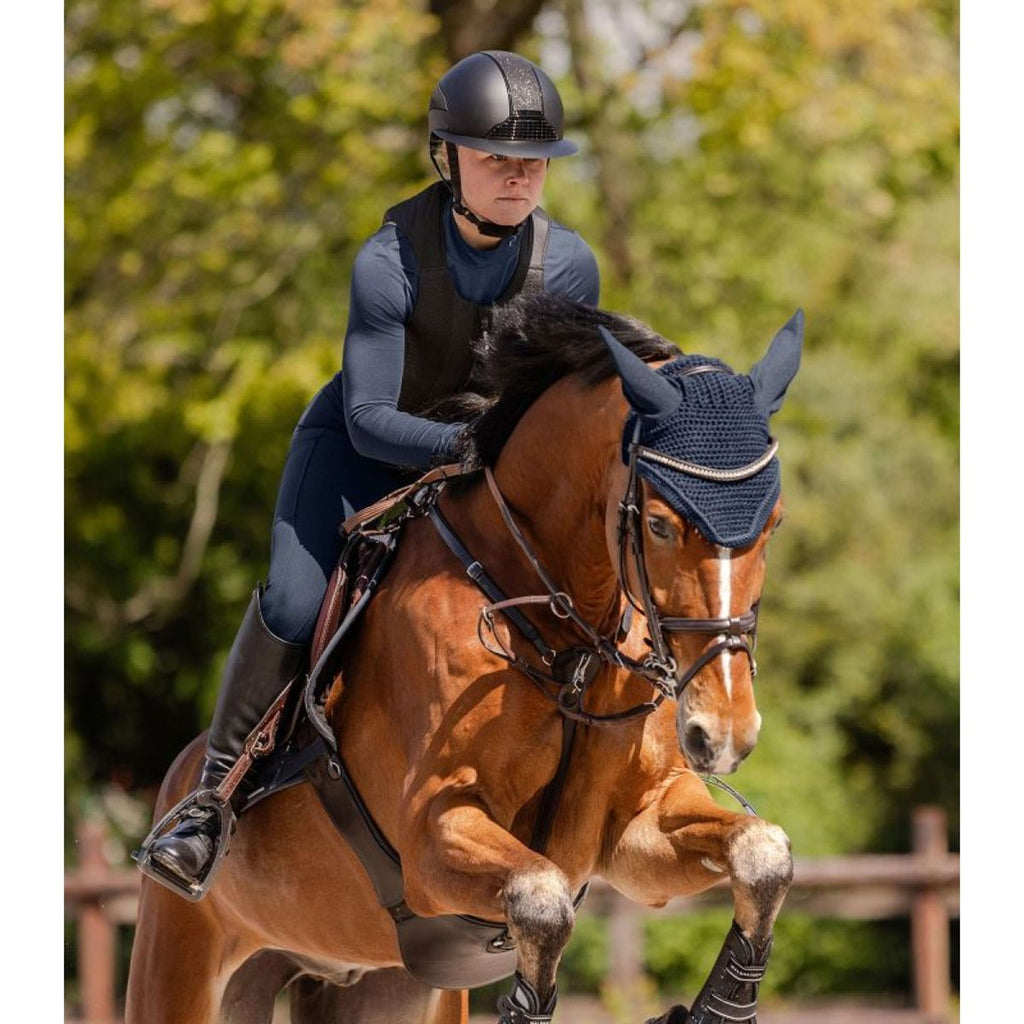 Swing Casco da equitazione H24 Lady Shine Nero opaco