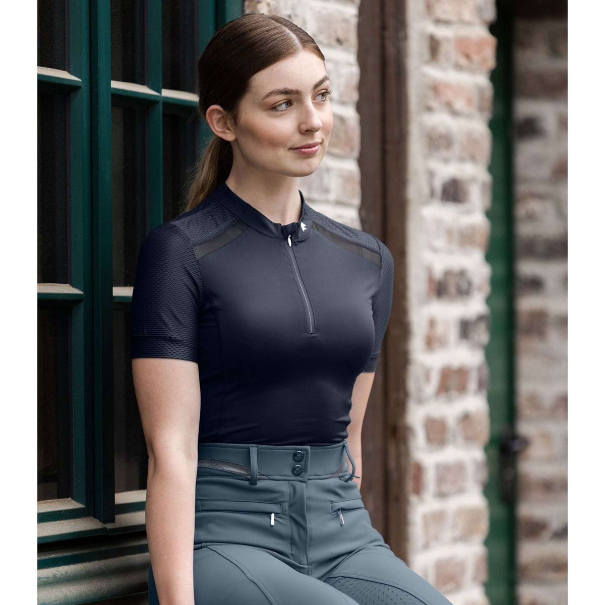 ELT Maglietta Nancy Maniche Corte Deep Blue