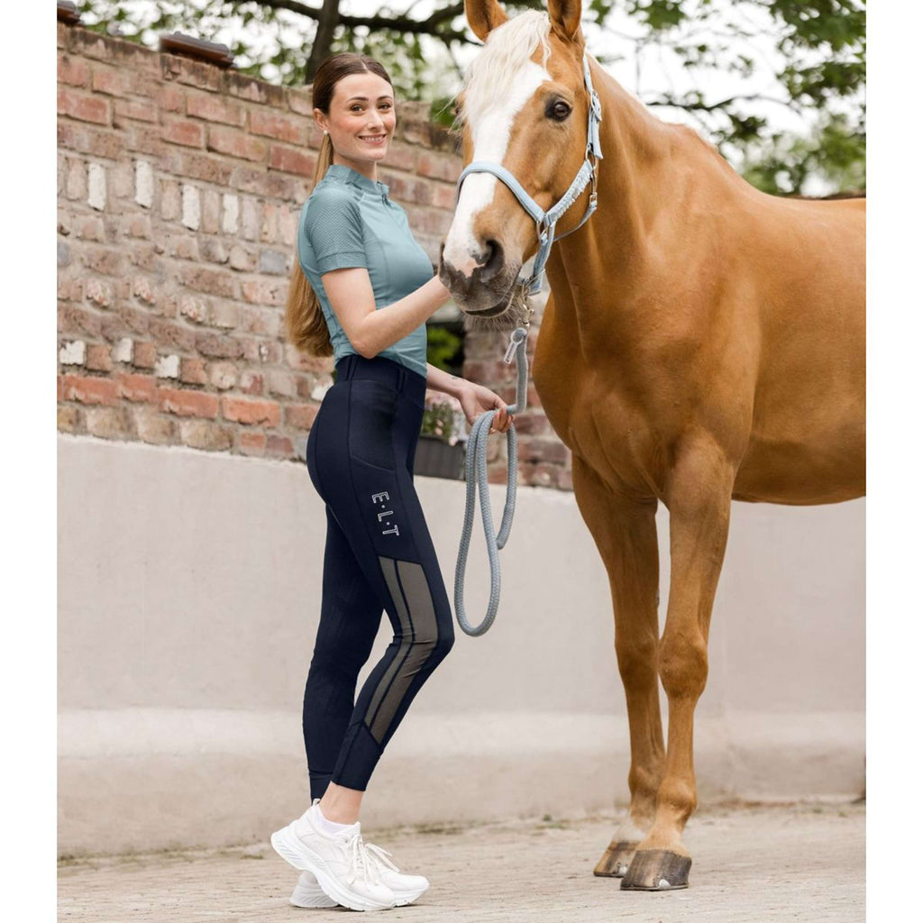 ELT Leggings da Equitazione Nina Deep Blue