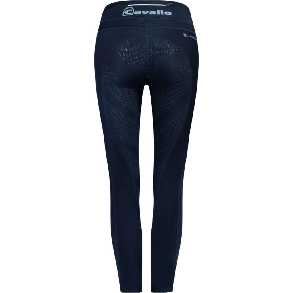 Cavallo Leggings da Equitazione LIN GRIP RL Full Grip Blu scuro