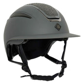 Imperial Riding Casco da equitazione IRHOlania Deluxe Big Visor Grigio