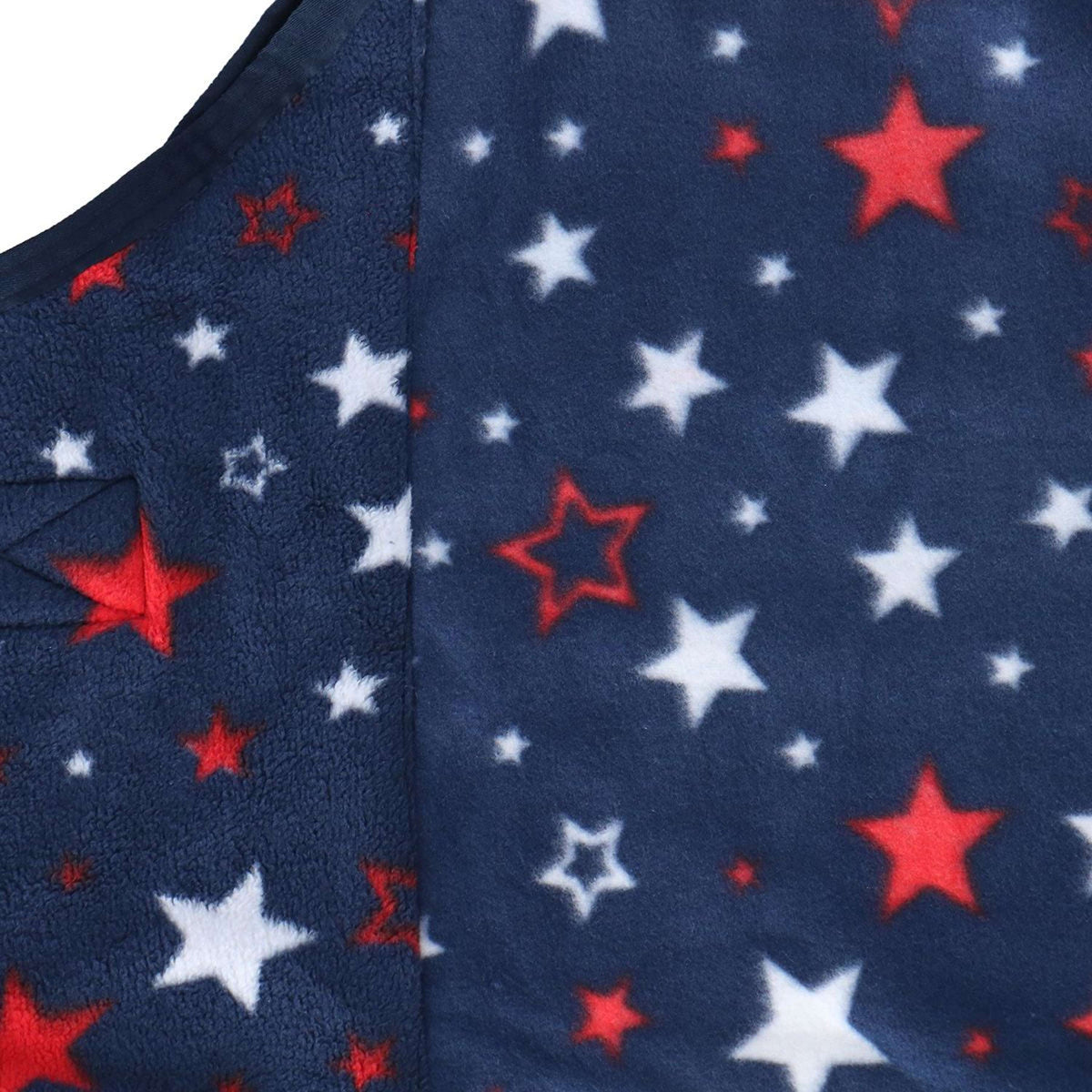 HB Coperta in pile Star Blu
