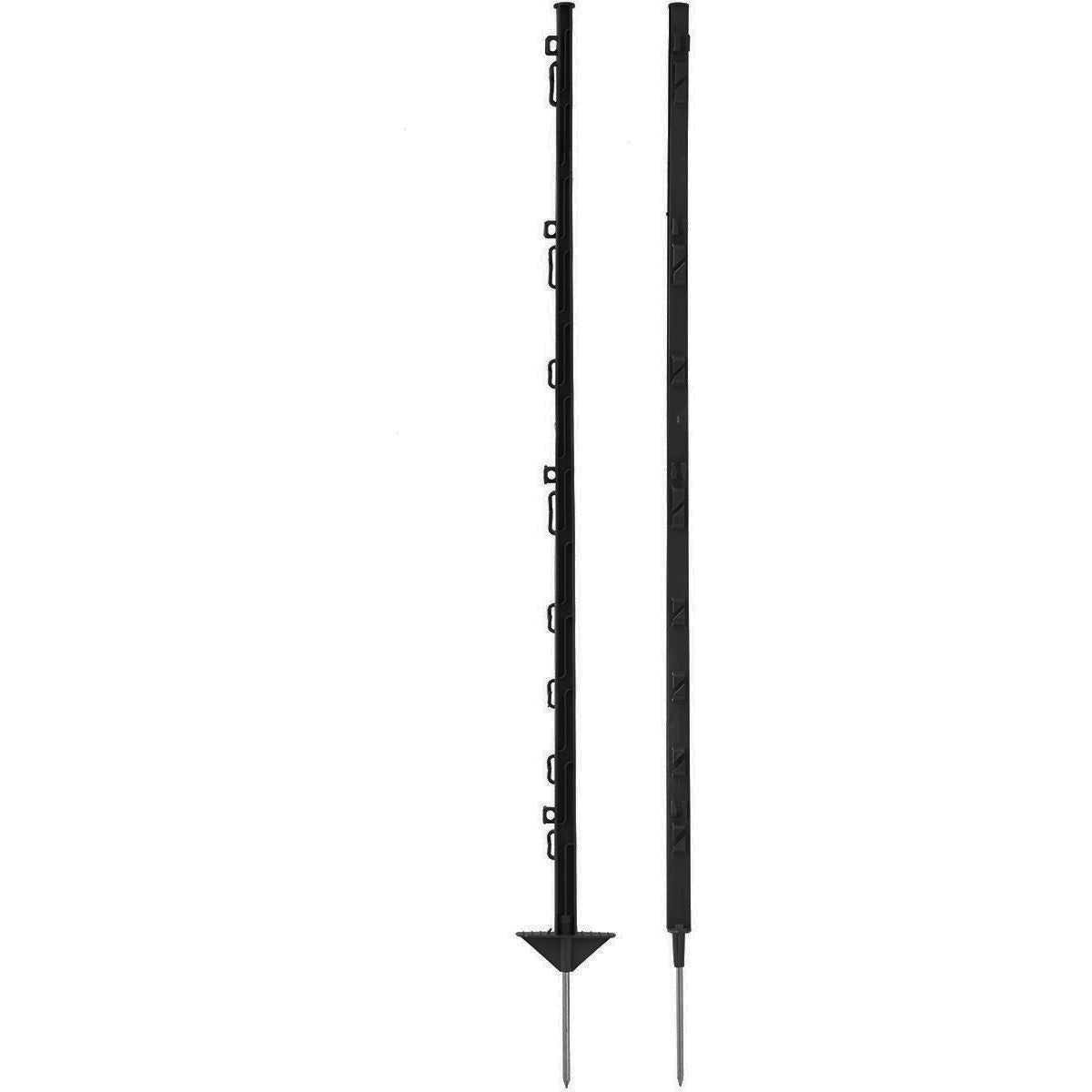 Agradi Power Palo da pascolo Classic 125cm 20 Pezzi Nero