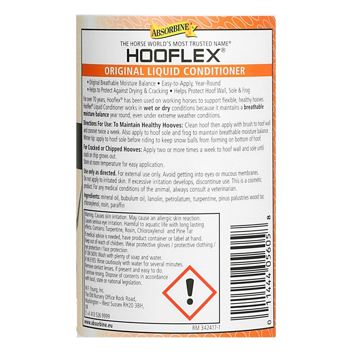 Absorbine Olio per Zoccoli Hooflex Liquid Conditioner