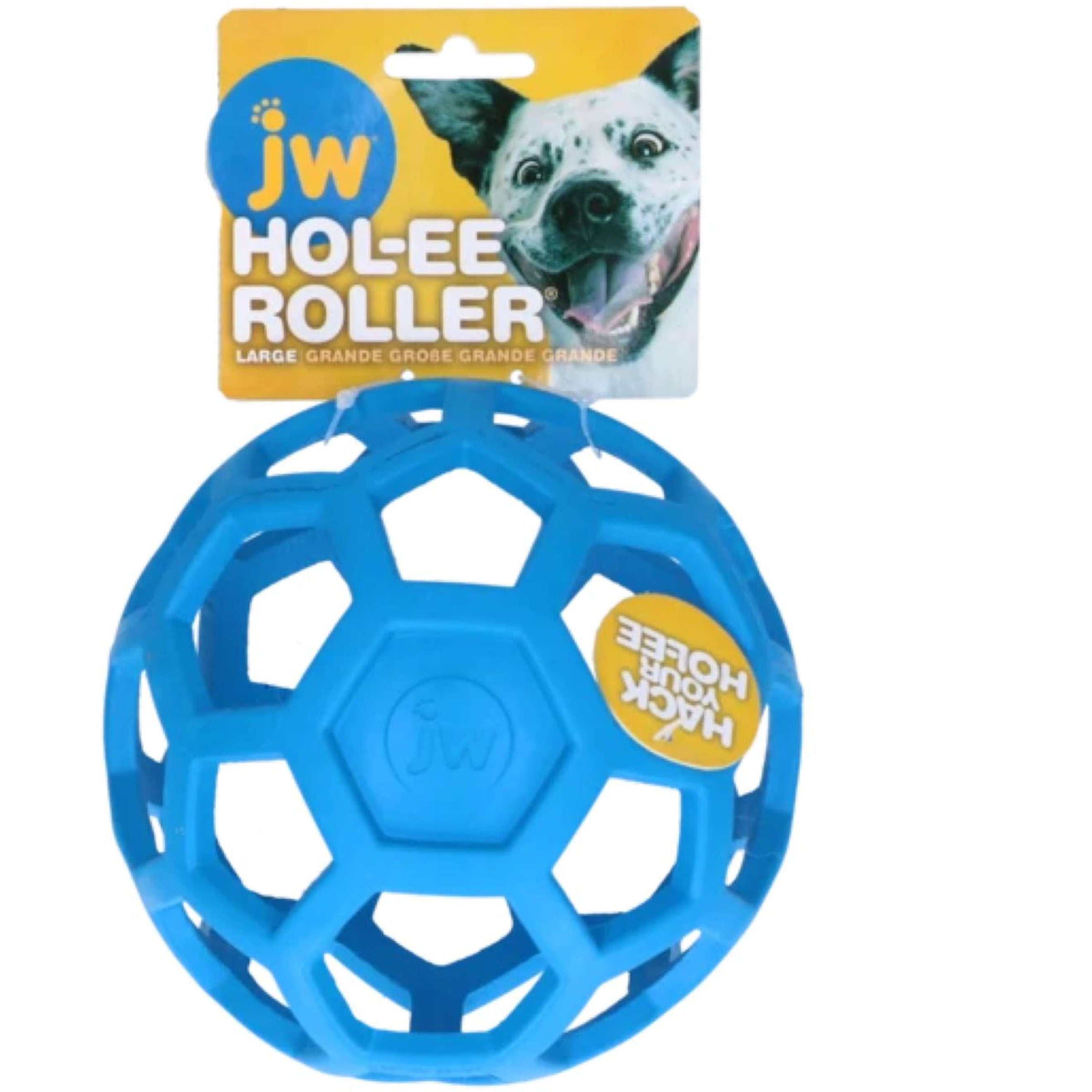 JW Pallone da Gioco HOL-EE Roller L Blu JW Pallone da Gioco HOL-EE Roller L Blu