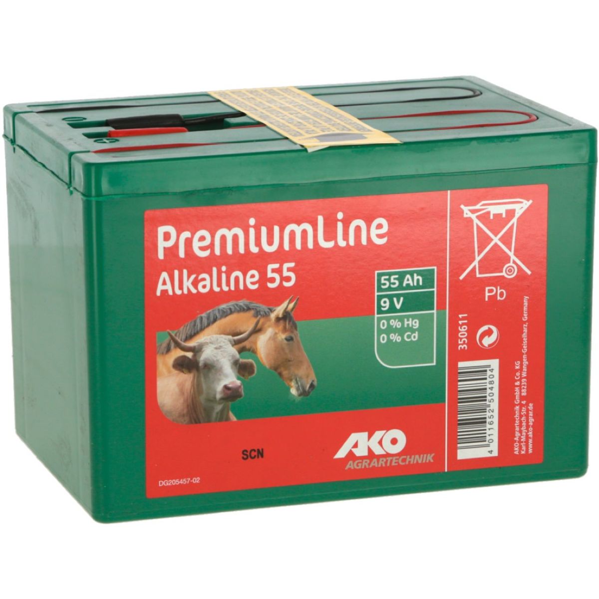 Ako Batteria per Recinzione Alkaline Klein 75Ah 9V