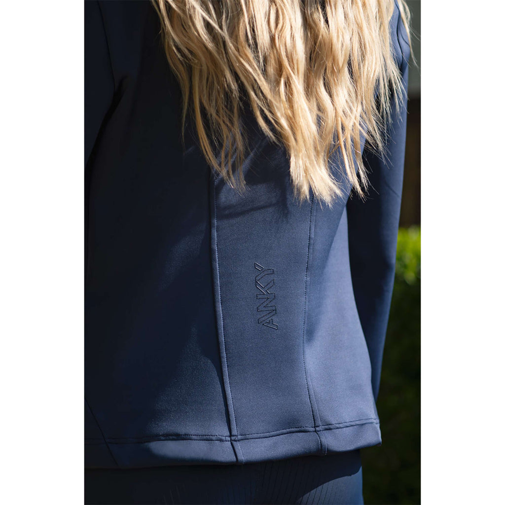 ANKY Felpa con cappuccio e zip Hooded Tech ATC251101 Indaco dell'umore