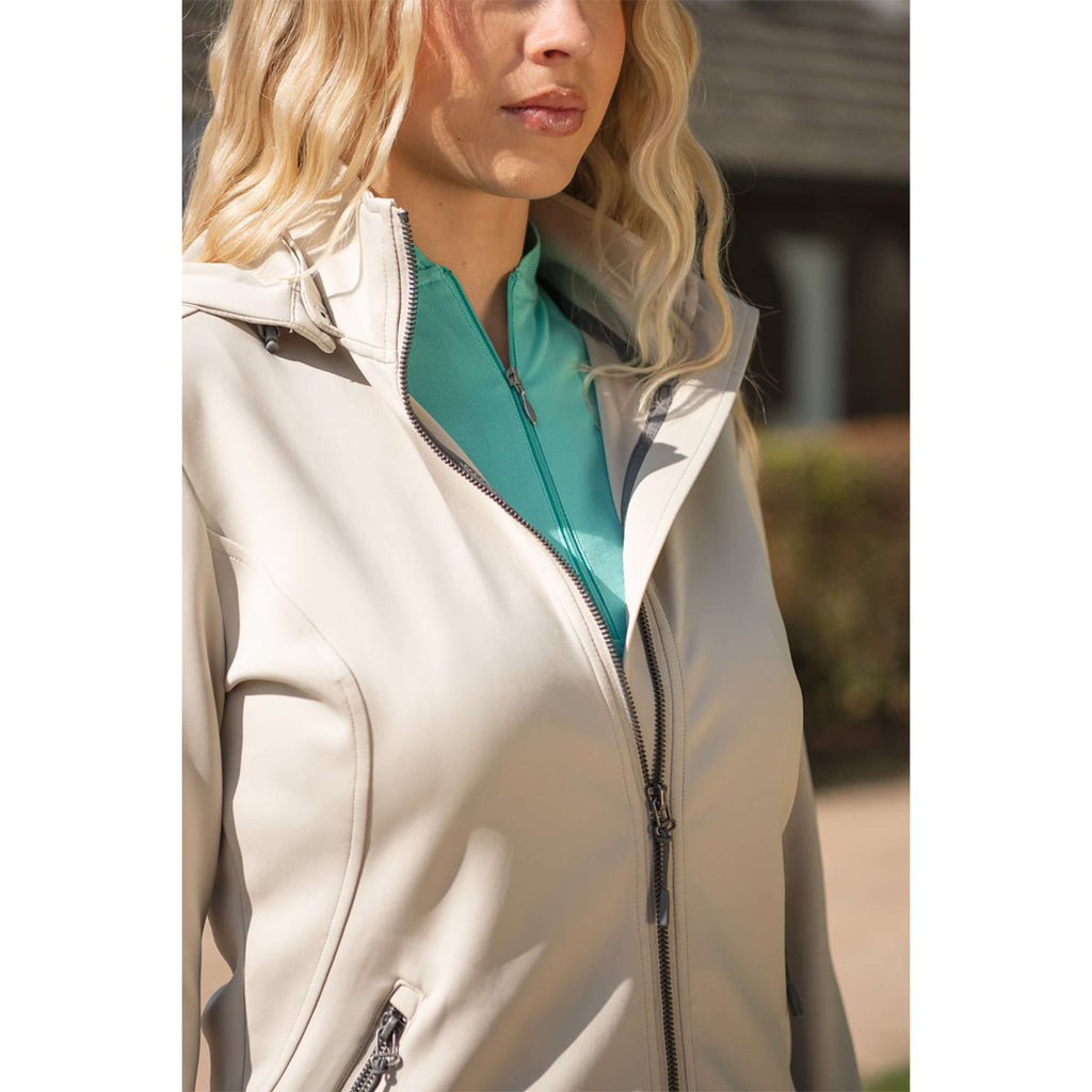 ANKY Felpa con cappuccio e zip Hooded Tech ATC251101 Island Fossil