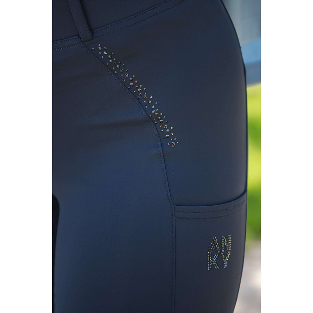 ANKY Leggings da Equitazione Serenity XR261104 Full Grip Indaco dell'umore