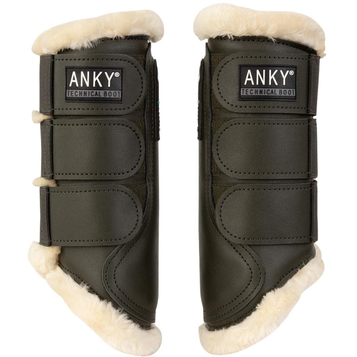 ANKY Scarpe da ginnastica flessibili Active Gel Impact Oliva scura