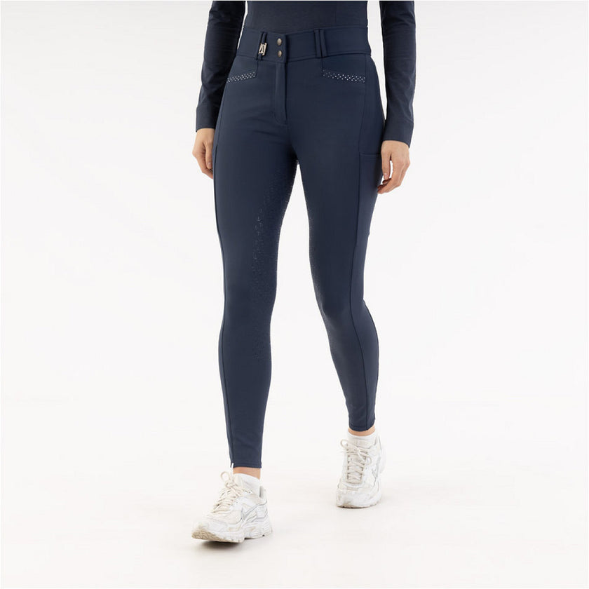 ANKY Pantaloni da Equitazione Lucidity XR261102 Full Grip Indaco dell'umore